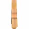 Ekena Millwork Davenport Rough Sawn Timber Gable Bracket, Western Red Cedar, 36"W x 21"H x 4"D x 4"F, 14/12 Pitch GBW036X21X0404DAV00RWR - alternate 2